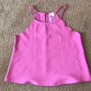 Fun shaped pink tank